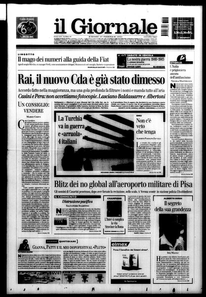 Il giornale : quotidiano del mattino